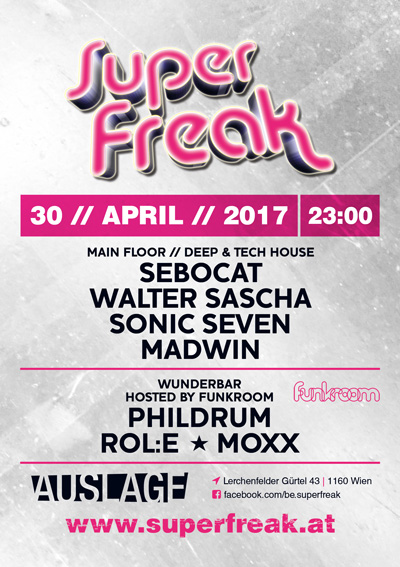 Superfreak! Flyer